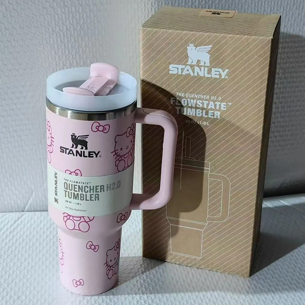 Stanley Tumbler 40 Oz Olive Leave
