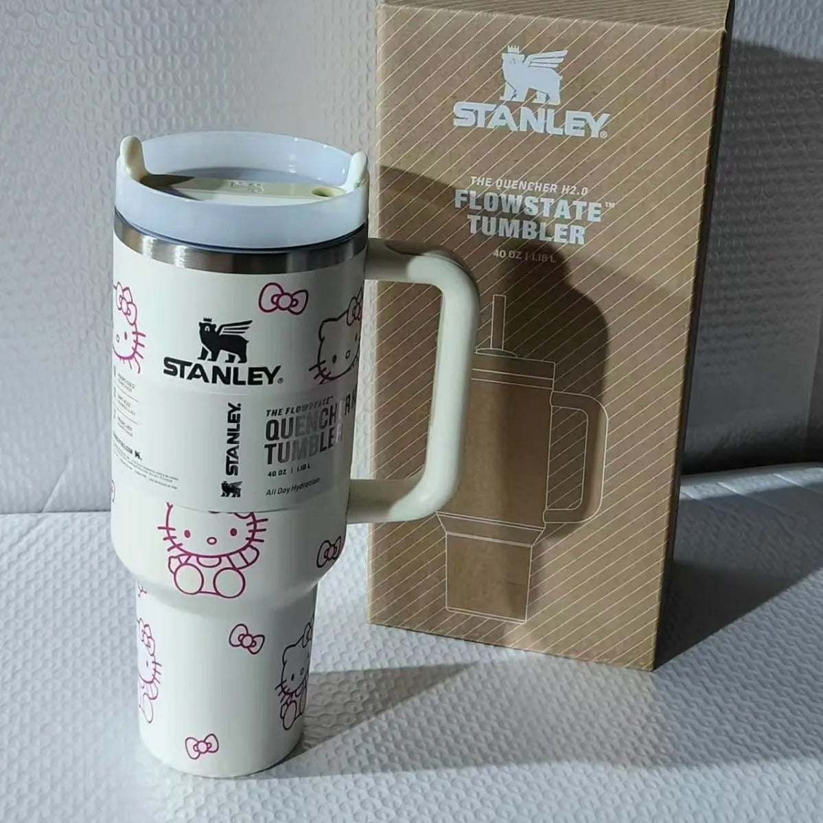 Stanley Tumbler 40 Oz Olive Leave