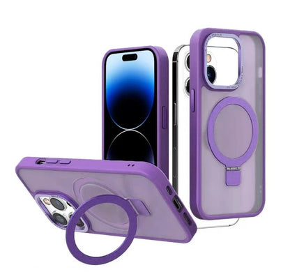 Elevate Mega Safe Stand Mobile Cover For Iphone 11 & 11Pro -Purple-Free Shipping