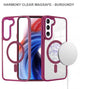 Harmony Clear Megasafe Mobile Cover For Samsung S23Plus-Burgundy