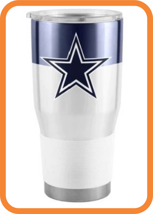 Dallas Cowboys 30oz Color Block Stainless Tumbler