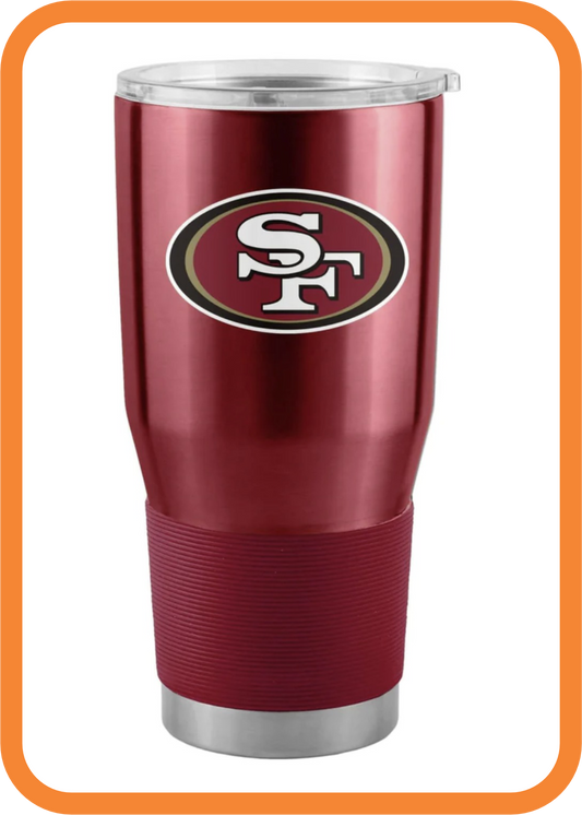 San Francisco 49ers 30oz Gameday Stainless Tumbler