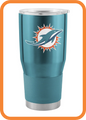 Miami Dolphins 30oz Gameday Stainless Tumbler