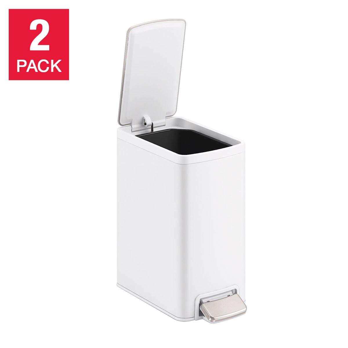 Kohler 6L Step Trash Bin, 2-pack