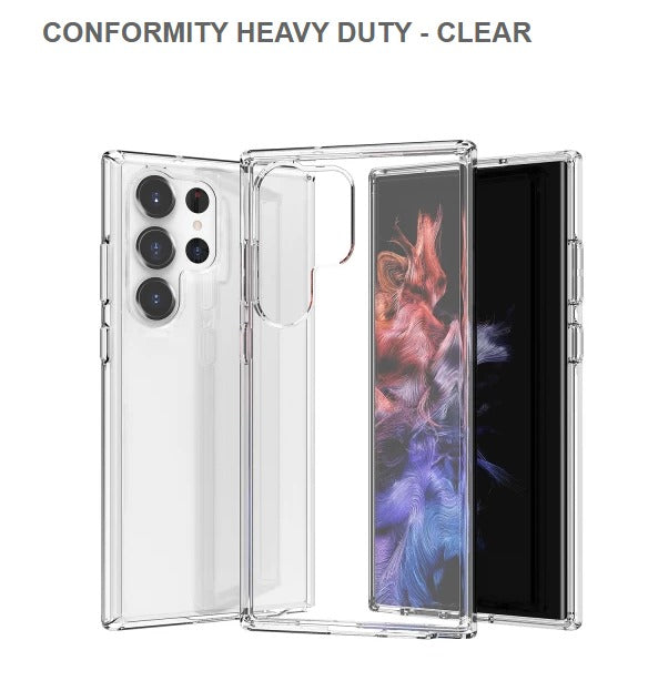 Conformity Heavy Duty Mobile Cover For Samsung S23Ultra-Clear-Get Free Shipping