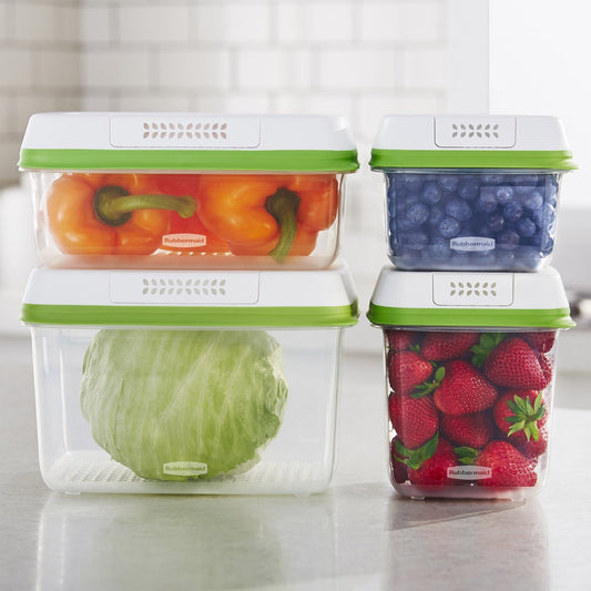 Rubbermaid FreshWorks Produce Saver, 8-piece Set