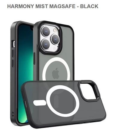 HARMONY MIST MEGASAFE Mobile Case for Iphone12& 12pro -BLACK-Free Shipping