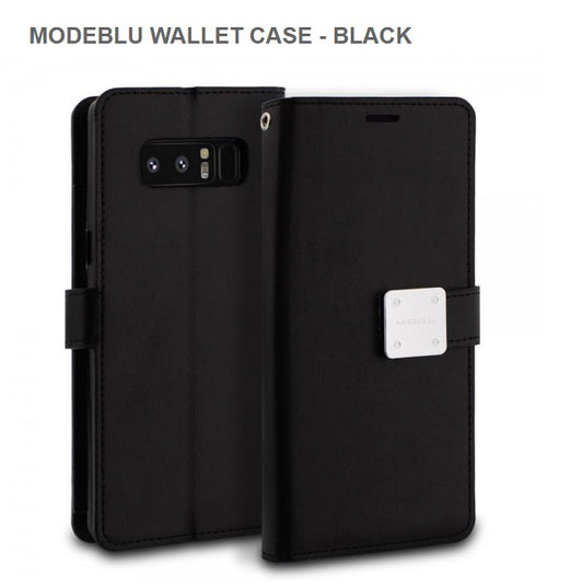 Modeblu Wallet Mobile Case For Samsung S23Plus-Black