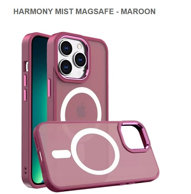 HARMONY MIST MEGASAFE Mobile Case for Iphone12& 12pro -Maroon -Free Shipping