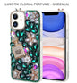 Luxotik Floral Perfume Mobile Cover for Iphone 11 & 11Pro -Green -Free Shipping