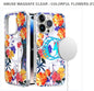 AMUSE MEGASAFE CLEAR Mobile Case for Iphone 15Pro Max -COLORFUL FLOWERS