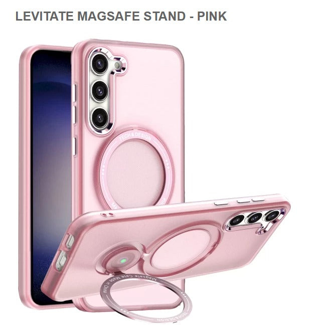 Levitate Megasafe Stand Mobile Cover For Samsung S24 -Pink