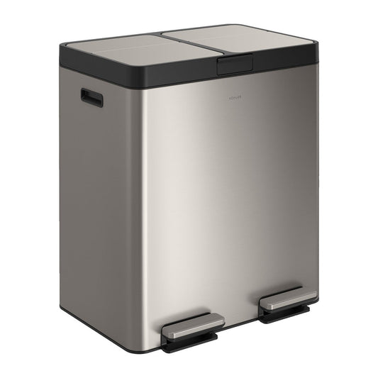 Product Preview 1 Kohler 82L Dual Bin Step Trash Can