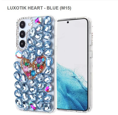 Luxotik Heart Mobile Cover For Samsung S23Plus-Blue