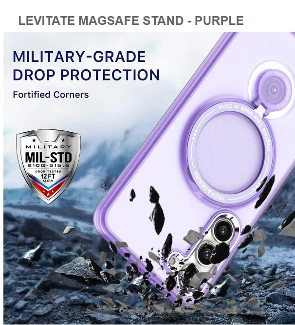 Levitate Megasafe Stand Mobile Cover For Samsung S24 -Purple