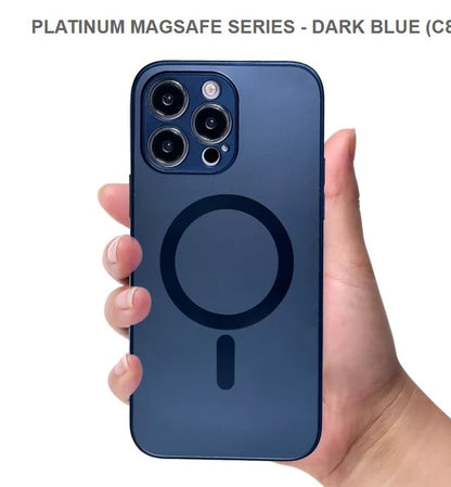 PLATINUM MEGASAFE SERIES Mobile Case for Iphone 15ProMax-Dark Blue-Free Shipping