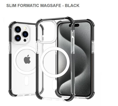 SLIM FORMATIC MEGA SAFE Mobile Cover for Iphone 15Pro Max-Black-Free Shipping