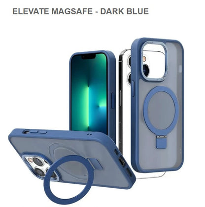 Elevate Mega Safe Stand Mobile Cover For Iphone 11 & 11Pro -Blue -Free Shipping