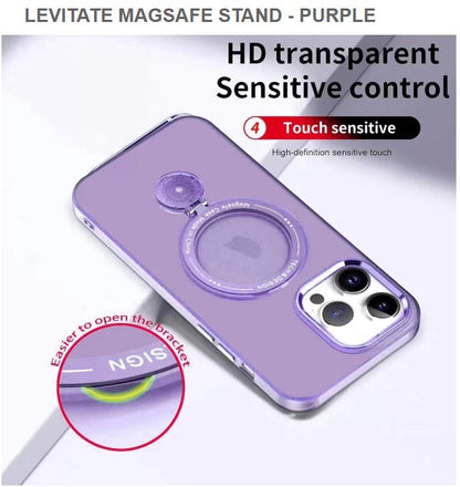 LEVITATE MEGASAFE STAND Mobile Cover for Iphone 15Pro Max-Purple-Free Shipping!