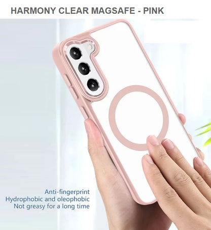 Harmony Clear Megasafe Mobile Cover For Samsung S24-Pink