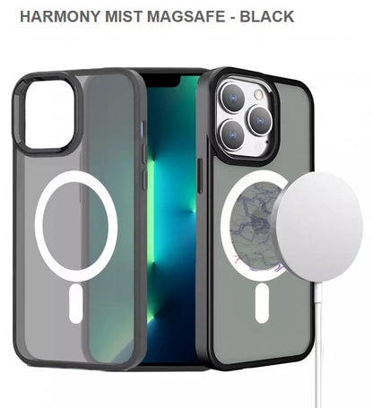 HARMONY MIST MEGASAFE Mobile Case for Iphone12& 12pro -BLACK-Free Shipping