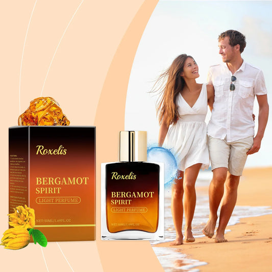 Roxelis 50ml Men Bergamot Perfume Dating Flirting Long Lasting Pheromone Fragrance Refreshing  Deodorant Charming Scent Perfume