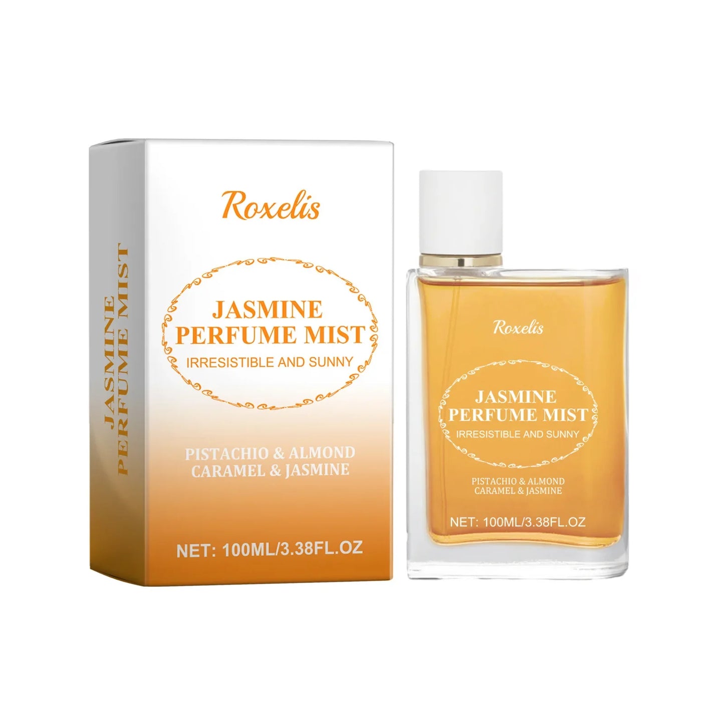 Roxelis 100ml Jasmine Light Fragrance Perfume Spray/Balm Brazilian Scent Lasting Floral Aroma Deodorant Dating Charming Perfume