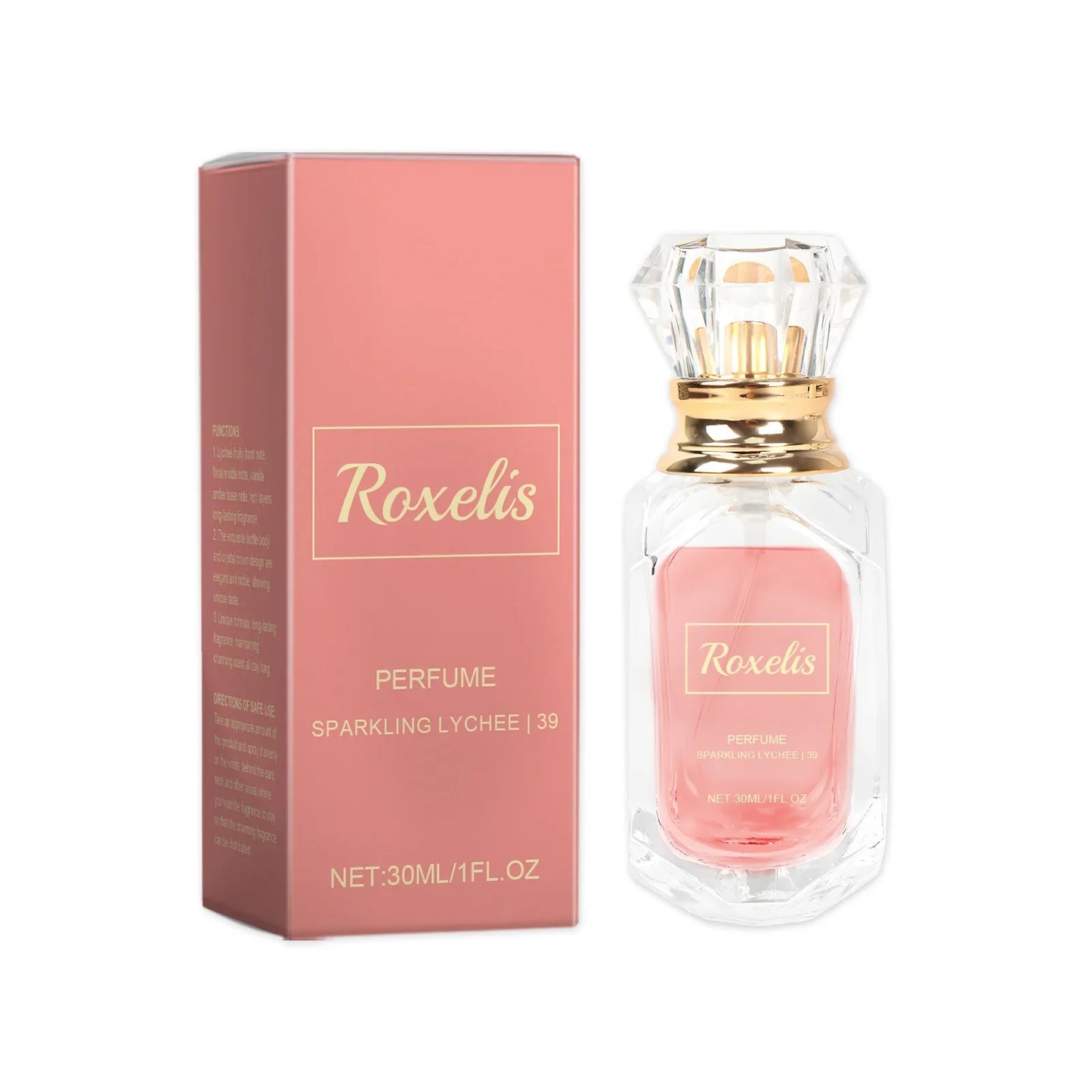 Roxelis 30ml Lychee Floral Scent Perfume Spray Charming Flirting Dating Light Fragrance Attract Floral Scent Pheromone Perfume
