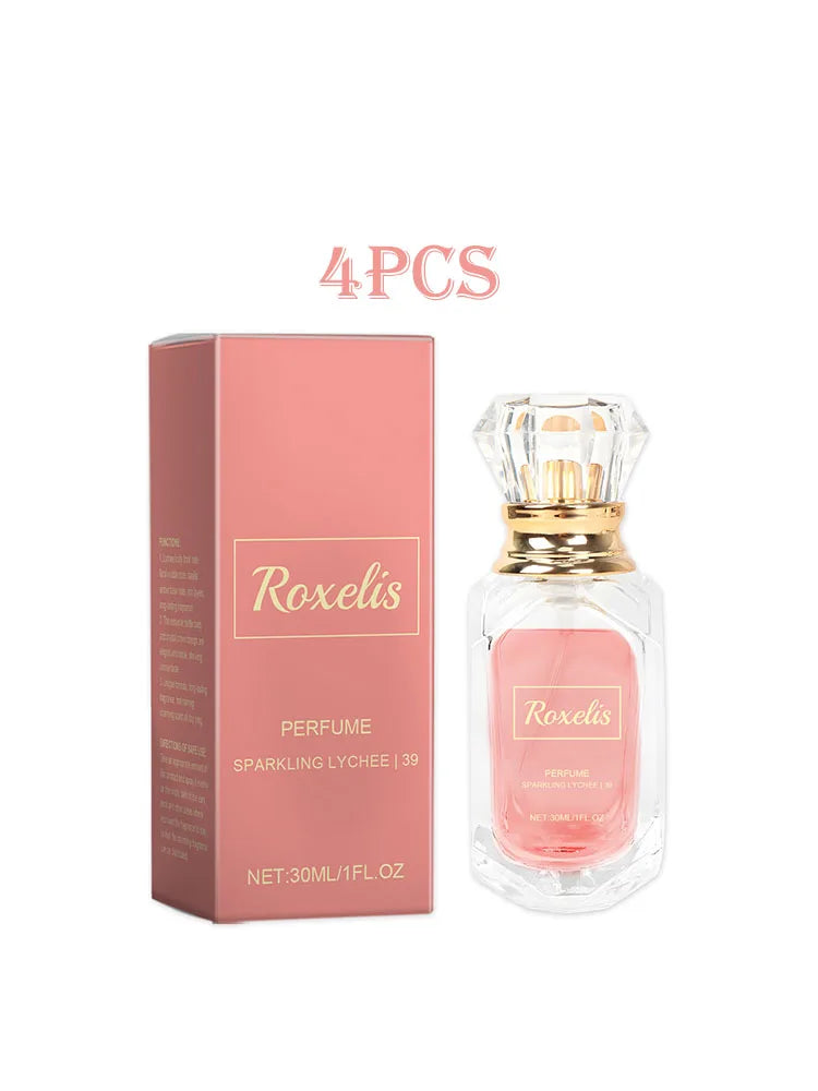 Roxelis 30ml Lychee Floral Scent Perfume Spray Charming Flirting Dating Light Fragrance Attract Floral Scent Pheromone Perfume