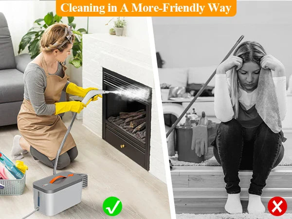 1500W Handheld Steam Cleaner, Multiuse Powerful Steamer for Cleaning for Tough Stains and Grime on Upholstery