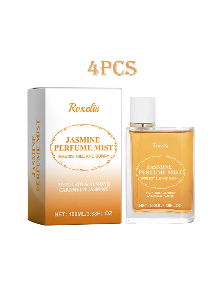 Roxelis 100ml Jasmine Light Fragrance Perfume Spray/Balm Brazilian Scent Lasting Floral Aroma Deodorant Dating Charming Perfume