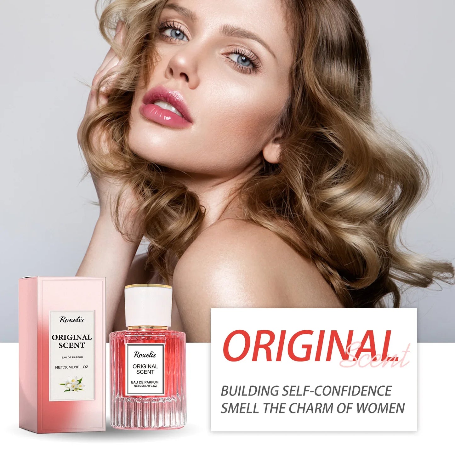 Roxelis 100ml Jasmine Light Fragrance Perfume Spray/Balm Brazilian Scent Lasting Floral Aroma Deodorant Dating Charming Perfume