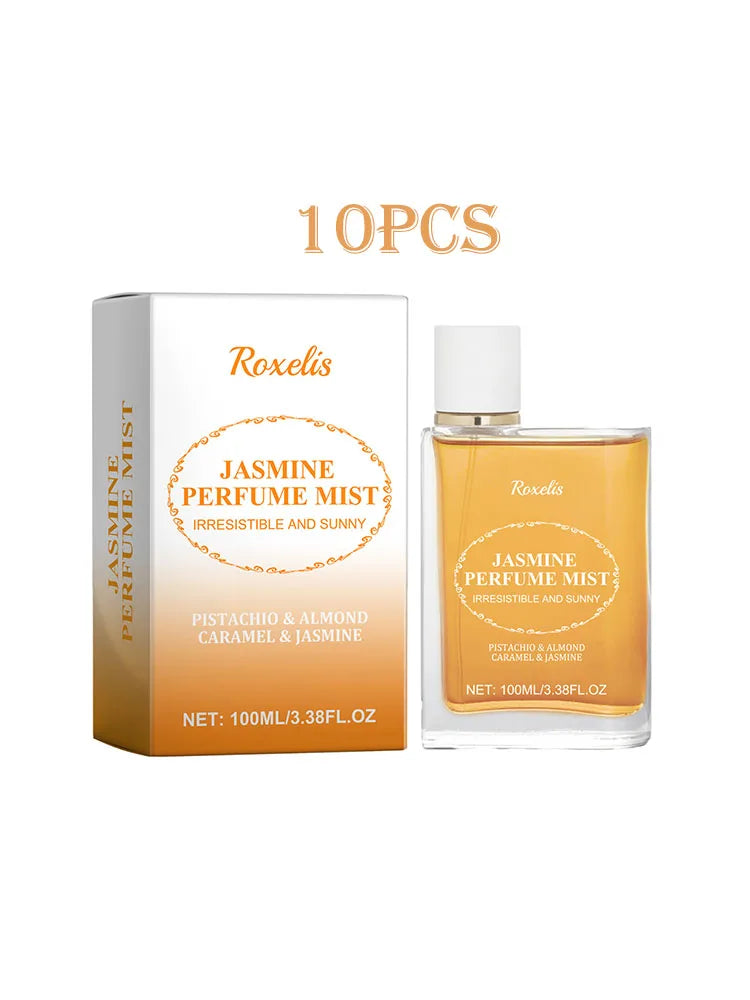 Roxelis 100ml Jasmine Light Fragrance Perfume Spray/Balm Brazilian Scent Lasting Floral Aroma Deodorant Dating Charming Perfume