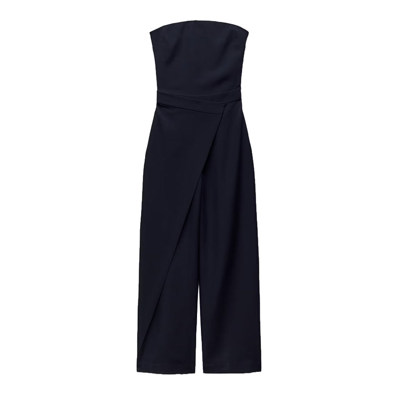 Autumn Sexy Slim Fit Wrapping Towel Pants Long Tube Top