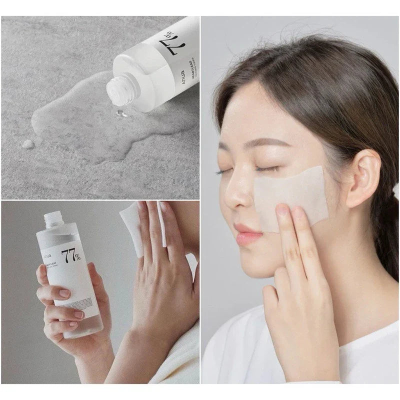 Anua Heartleaf 77 Face Acne Toner Cleaning Oil and 77 Toner Pads Face Pore Care Beauty Products Daily moisturizer Skincare Set