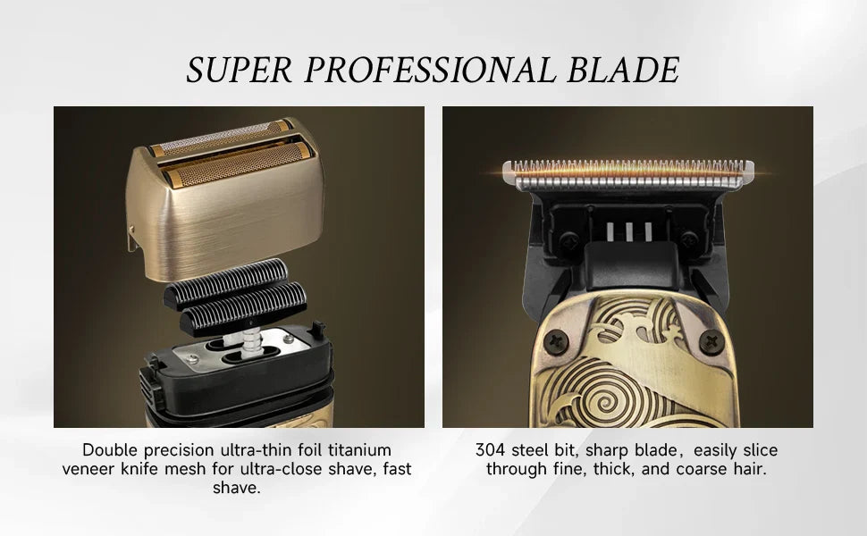 Foil Shavers for Men with Head Shaving, Hair Beard Trimmer, Face Mustache Grooming Kit, Bald Head Shavers  and  and Haircutting