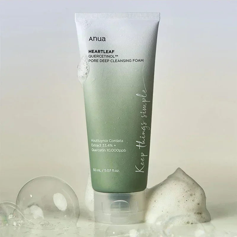 Korean Anua Skincare Products Heartleaf 77% Toner Pads Deep Cleaning Cleanser Fade Fine Lines Cream Peach Nicotinamide Essence