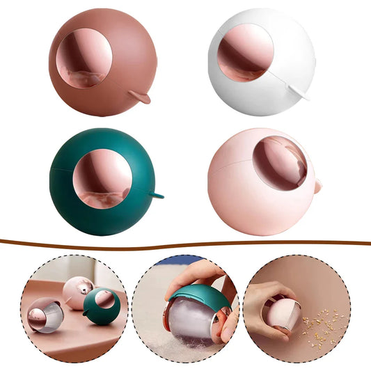 Washable Lint Roller Ball Reusable Fluff Remove Roller Portable Round Ball Hair Remover Cleaning Tools for Clothing