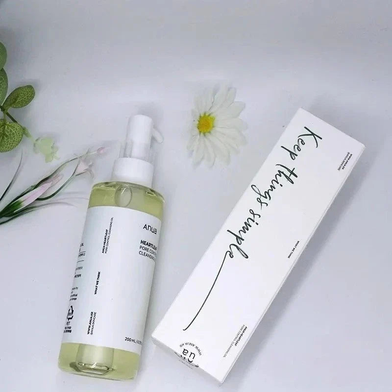 Anua Heartleaf 77 Face Acne Toner Cleaning Oil and 77 Toner Pads Face Pore Care Beauty Products Daily moisturizer Skincare Set
