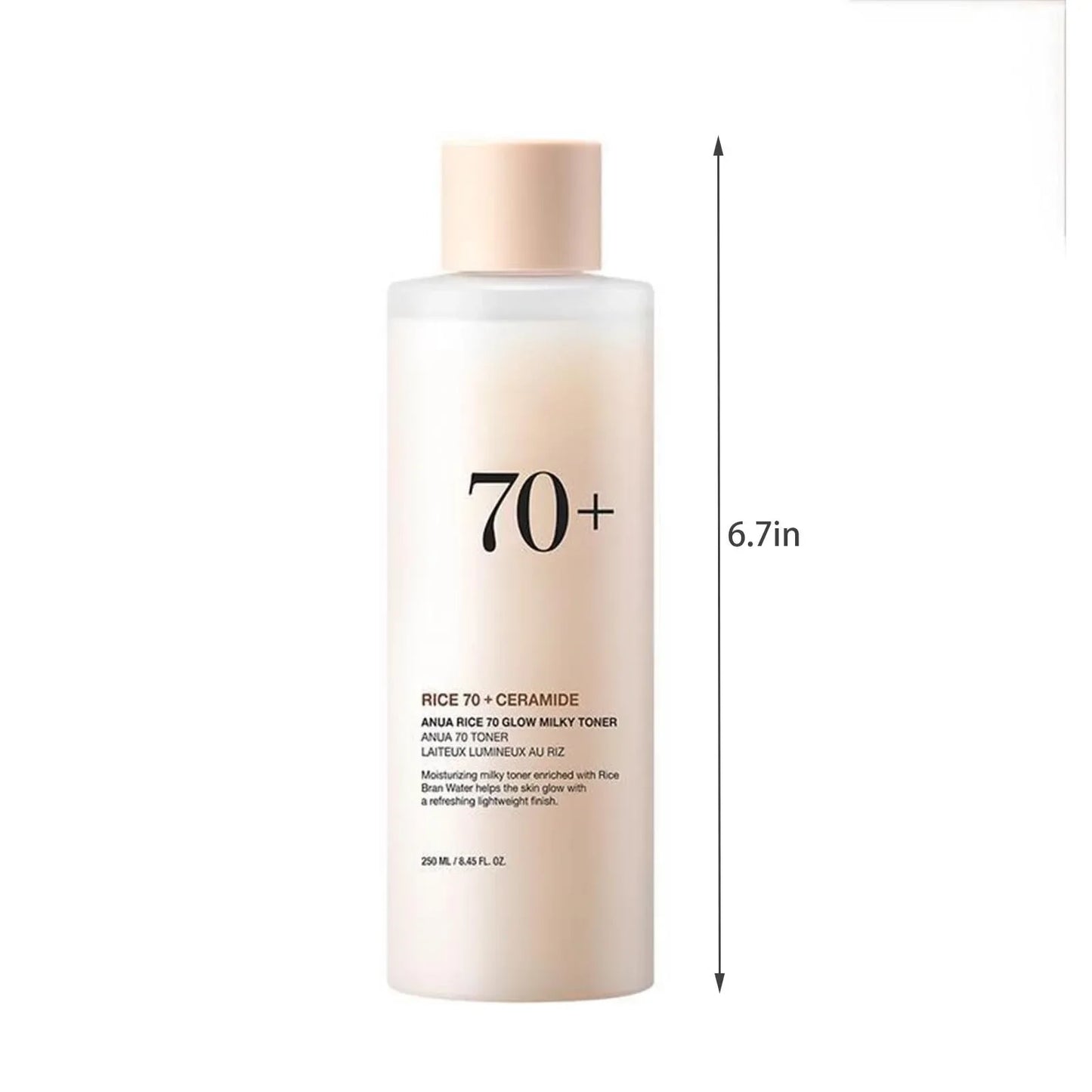 Anua Rice 70 Glowing Milky Toner Brightening Niacinamide Serum Toner Face Toner for Glass Skin Korean Skin Care Beauty Products