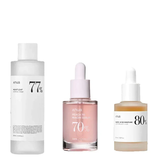 Anua Heartleaf  Original Skincare Products Moisturizing Rice Toner Niacinamide Whitening Serum Cleansing Oil Peach 70% Essence
