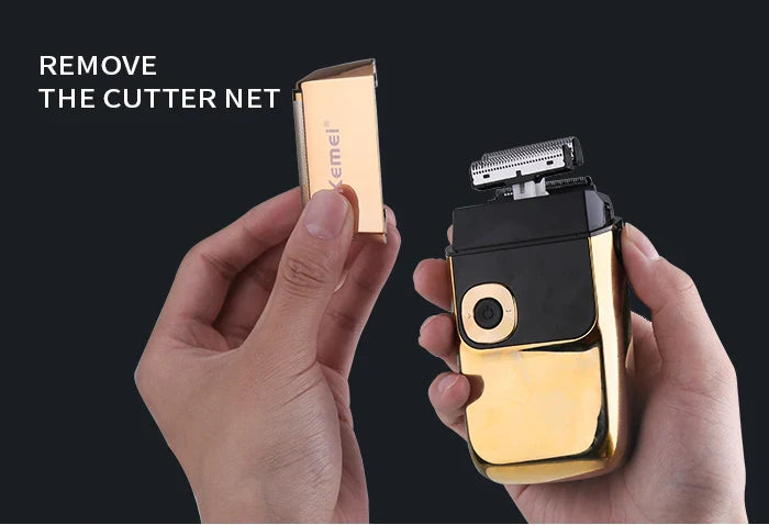 Kemei 2 in 1 Electric Shaver Men Electric Razor Rechargeable Beard Shaver Floating Hair Trimmer Face Care Beard Shaving Machine