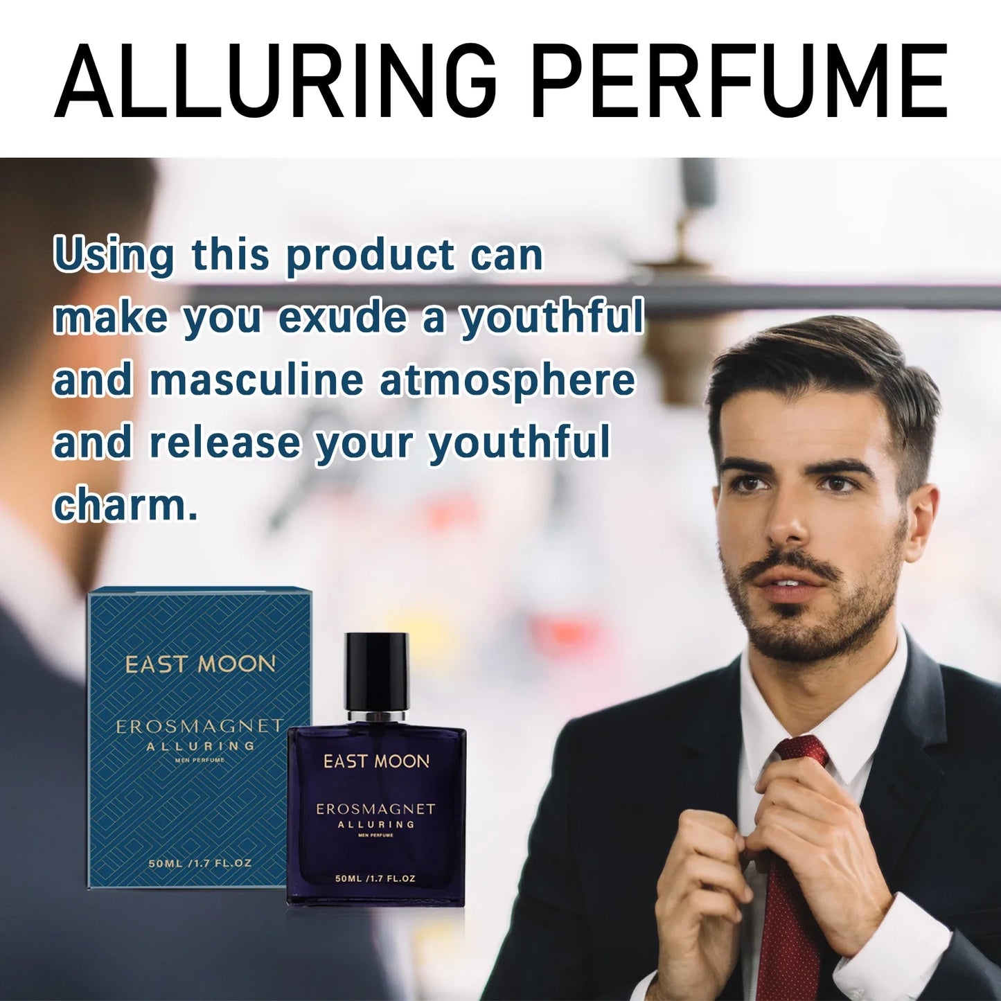 East Moon Charming Perfume For Men Collagen Cream Moisturizing Ointment Lasting Fragrance Release Charm Dating Romantic Perfume