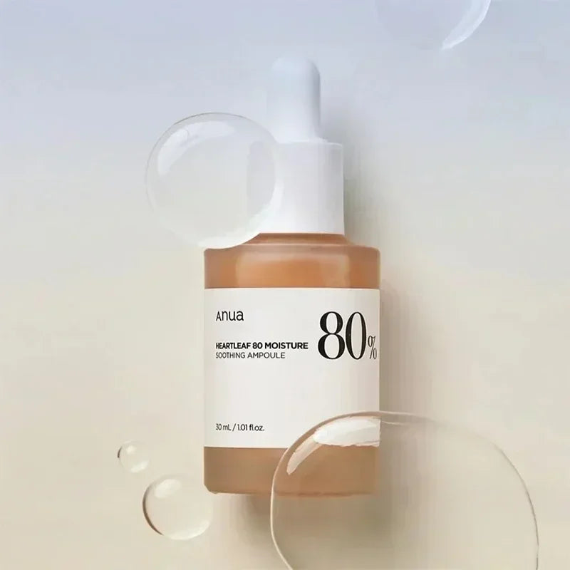Korean Anua Skincare Products Heartleaf 77% Toner Pads Deep Cleaning Cleanser Fade Fine Lines Cream Peach Nicotinamide Essence