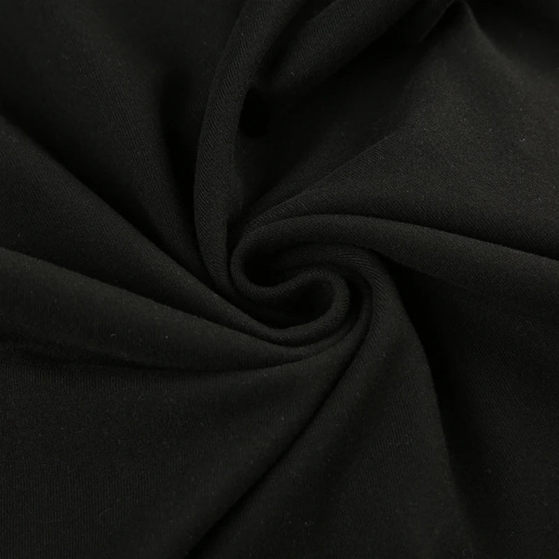 Sweetown Black Solid Strapless Elegant Long Jumpsuits For Women Slim Wide Leg Flared Rompers Simple Fashion Vacation Overalls