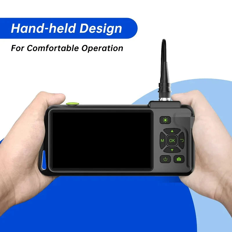 5''IPS Screen Industrial Endoscope Camera 1-15M HD1080P Single Dual Triple Lens HD1920 5.0MP Autofocus Pipe Inspection Borescope