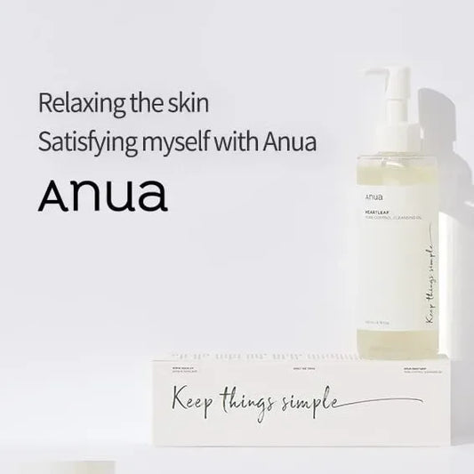 ANUA korean skin care  Control Cleansing Oil Facial Oil Cleanser Makeup Remover Blackhead Remover Korean Skincare 200ml Original