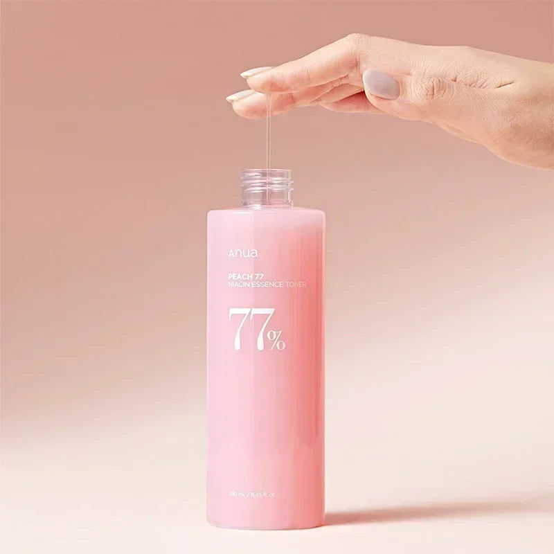 Korean Anua Skincare Products Heartleaf 77% Toner Pads Deep Cleaning Cleanser Fade Fine Lines Cream Peach Nicotinamide Essence