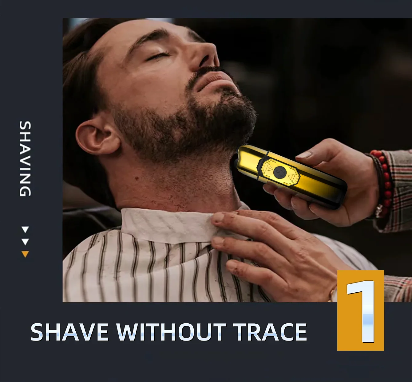Kemei TX10 New Electric Shaver with LED Display Screen Rechargeable Hair Beard Razor Bald Head Shaving for Men