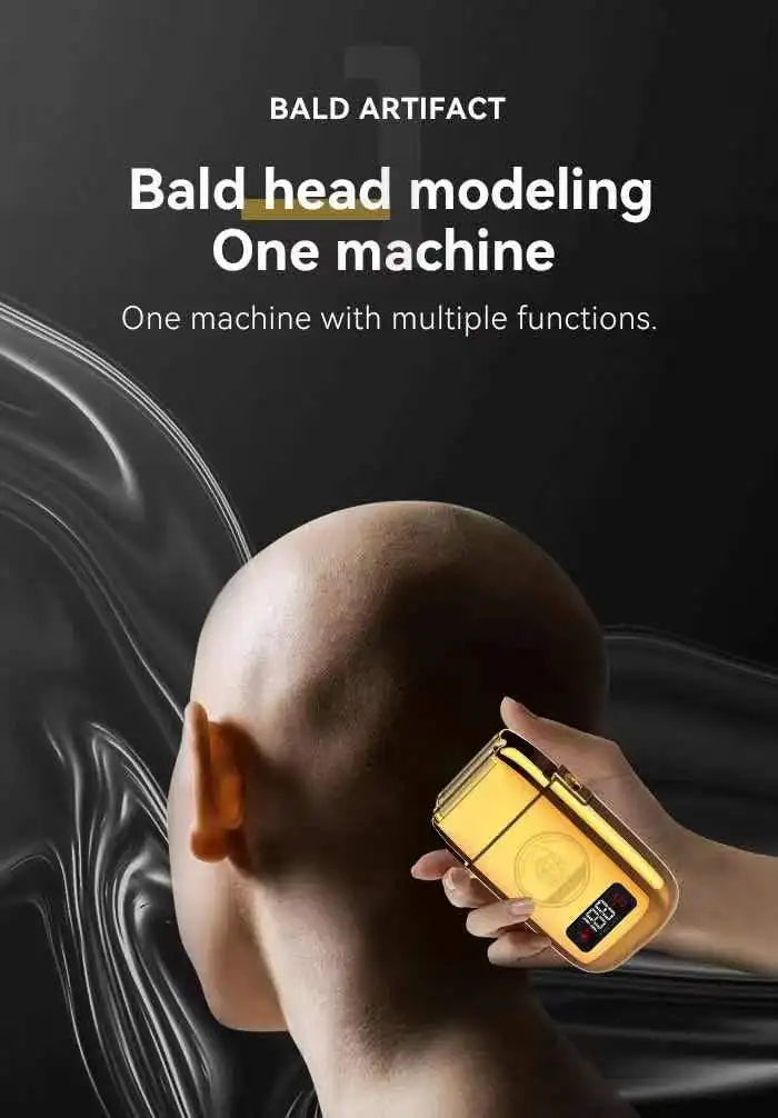 Hot Sale Kemei Km-Tx3 2021new design Anti Pinch Hair Product Electric Gold Metal Body Shaving Usb Charging Reciprocating Shaver